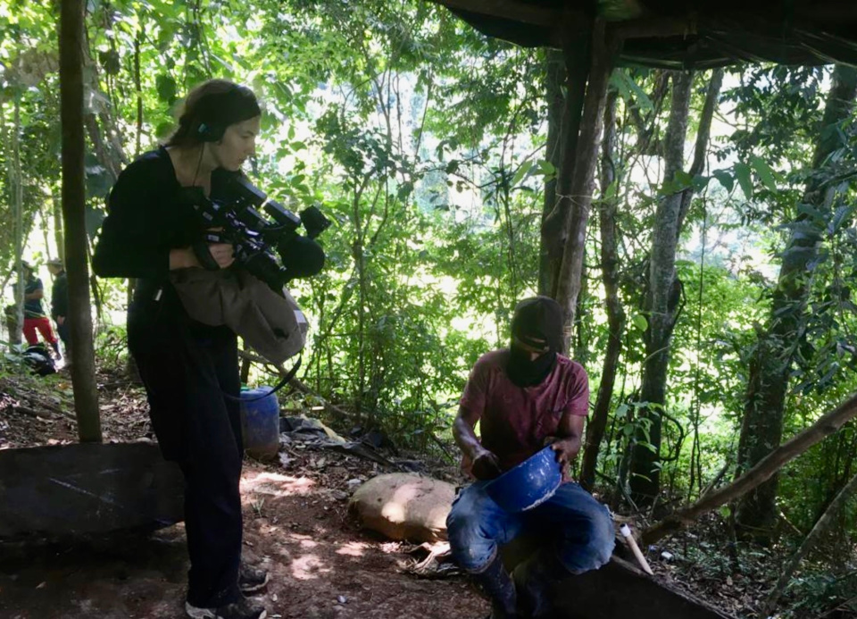 On location